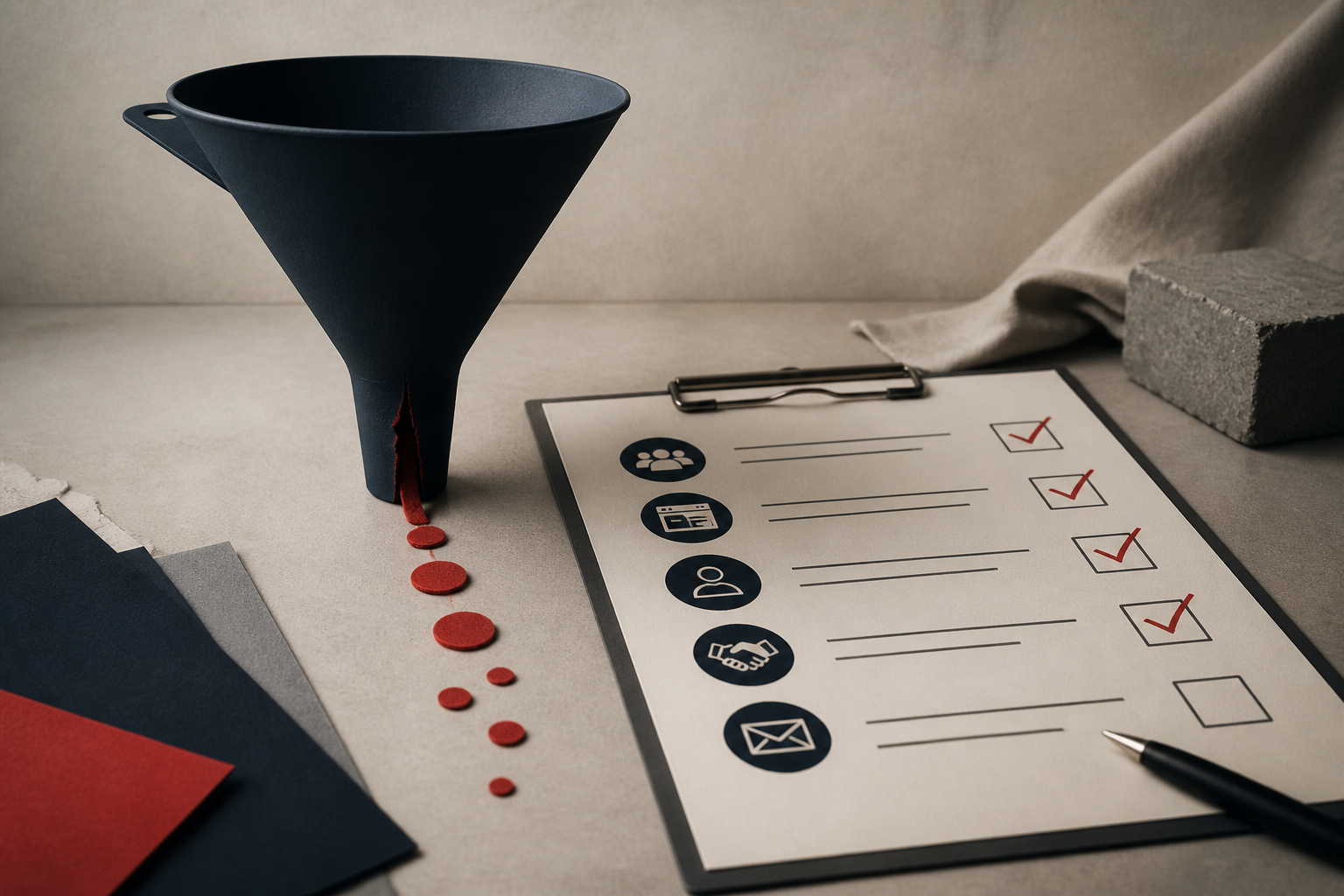 Funnel Audit Checkliste für Geschäftsführer: Wo Leads verloren gehen